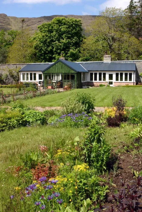 Framed Print : Victorian walled garden, The Potting Shed cafe and restaurant, Applecross, Scotland Framed Print : Victorian walled garden, The Potting Shed cafe and restaurant, Applecross, Scotland