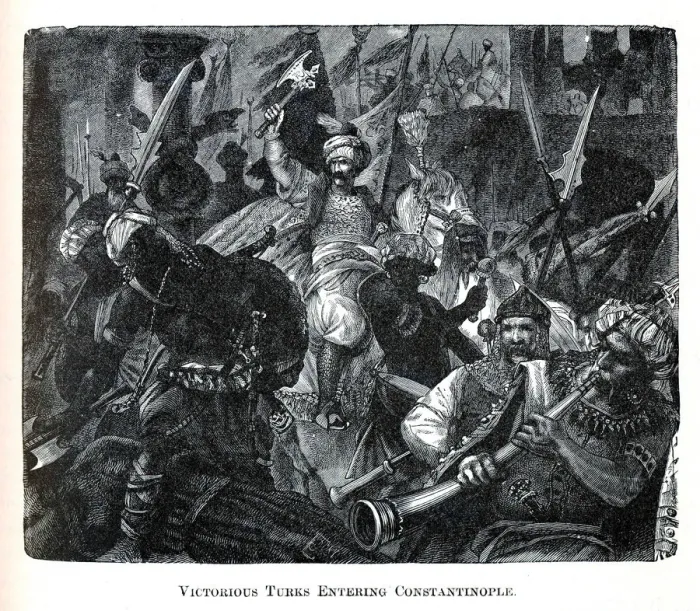 Framed Print : Victorious Turks Entering Constantinople, 1882. Artist: Anonymous Framed Print : Victorious Turks Entering Constantinople, 1882. Artist: Anonymous