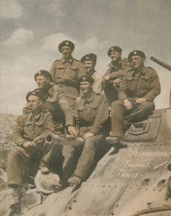 Framed Print : Victors of the Mareth Line, 1943 Framed Print : Victors of the Mareth Line, 1943