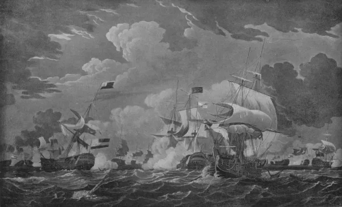 Framed Print : Victory of Admiral Duncan, c1798. Artist: Thomas Whitcombe Framed Print : Victory of Admiral Duncan, c1798. Artist: Thomas Whitcombe