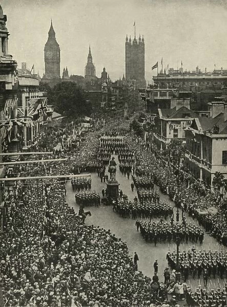 Victory Day Procession, London, 19 July 1919, (c1920). Creator: Unknown