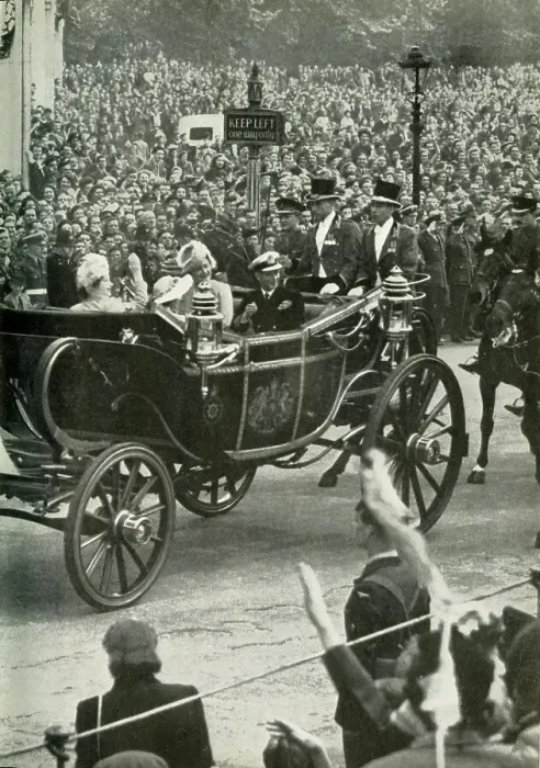 Framed Print : Victory Drive - 8th June, 1946, 1947. Creator: Unknown Framed Print : Victory Drive - 8th June, 1946, 1947. Creator: Unknown