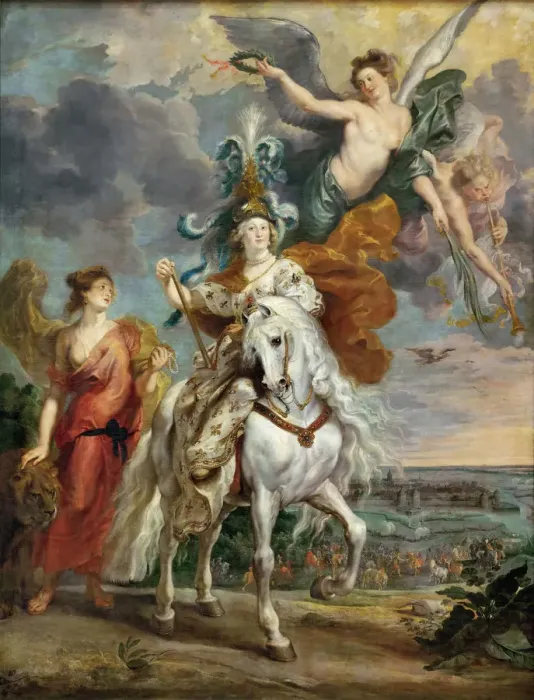 Framed Print : The Victory at Julich (The Marie de Medici Cycle). Artist: Rubens, Pieter Paul (1577-1640) Framed Print : The Victory at Julich (The Marie de Medici Cycle). Artist: Rubens, Pieter Paul (1577-1640)