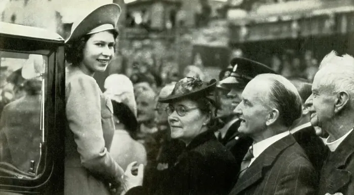 Framed Print : Victory Tour of East End of London - 9th May, 1945, 1947. Creator: Unknown Framed Print : Victory Tour of East End of London - 9th May, 1945, 1947. Creator: Unknown
