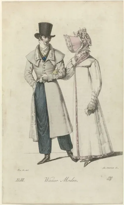 Framed Print : Vienna Fashion. From Wiener Zeitung für Kunst, Literatur und Mode, 1819 Framed Print : Vienna Fashion. From Wiener Zeitung für Kunst, Literatur und Mode, 1819
