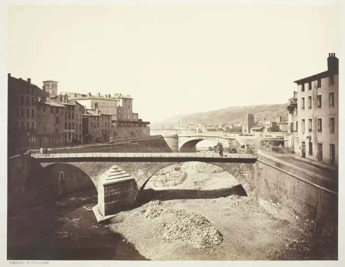 Framed Print : Vienne St. Colombe, c. 1861. Creator: Edouard Baldus Framed Print : Vienne St. Colombe, c. 1861. Creator: Edouard Baldus