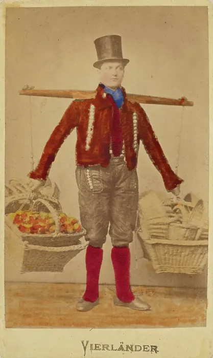 Framed Print : Vierlander, 1865-1875. Creator: E. Hattorff Framed Print : Vierlander, 1865-1875. Creator: E. Hattorff