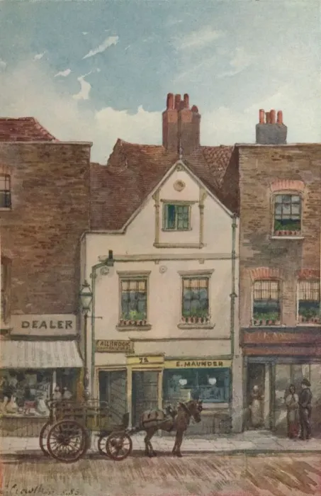 Framed Print : View of no 72 Cheyne Walk, Chelsea, London, 1883. Artist: John Crowther Framed Print : View of no 72 Cheyne Walk, Chelsea, London, 1883. Artist: John Crowther