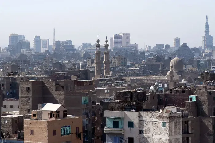 Framed Print : View from Al-Azhar Park, Cairo, Egypt, 2007. Creator: Ethel Davies Framed Print : View from Al-Azhar Park, Cairo, Egypt, 2007. Creator: Ethel Davies
