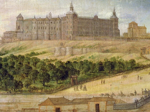 View of the Alcazar of Madrid, 1650