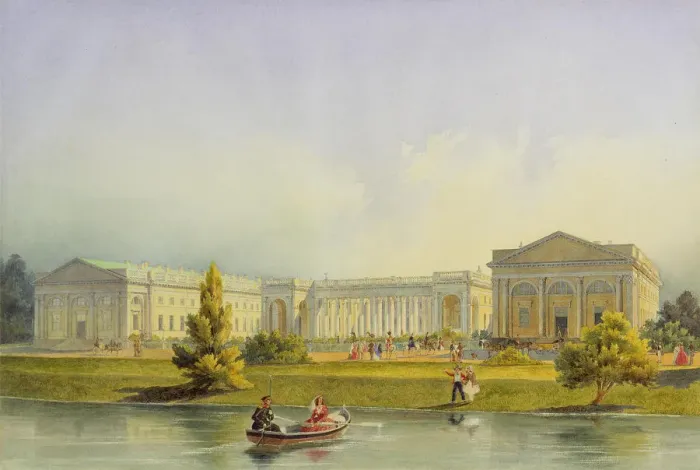 Framed Print : View of Alexander Palace in Tsarskoye Selo Framed Print : View of Alexander Palace in Tsarskoye Selo