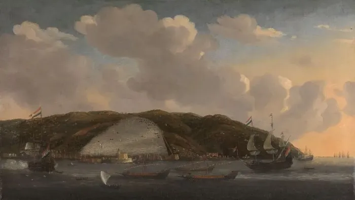 Framed Print : View of Algiers, 1662-1668. Creator: Reinier Zeeman Framed Print : View of Algiers, 1662-1668. Creator: Reinier Zeeman