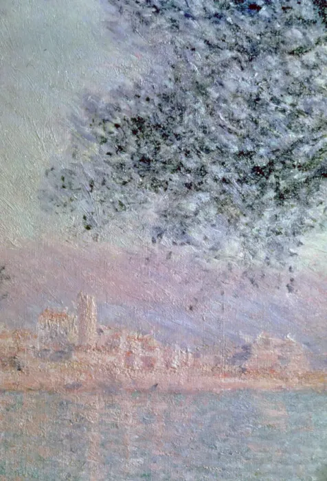 Framed Print : View of Antibes, detail, 1888. Artist: Claude Monet Framed Print : View of Antibes, detail, 1888. Artist: Claude Monet