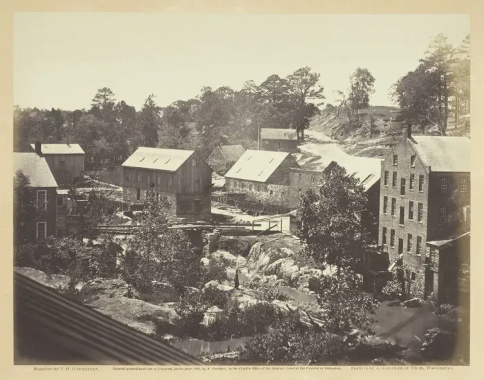 Framed Print : View on the Appomattox River, May 1865. Creator: Alexander Gardner Framed Print : View on the Appomattox River, May 1865. Creator: Alexander Gardner