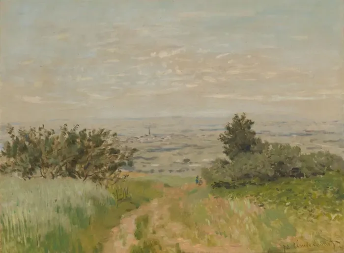 Framed Print : View of the Argenteuil Plain from the Sannois Hills, 1872 Framed Print : View of the Argenteuil Plain from the Sannois Hills, 1872