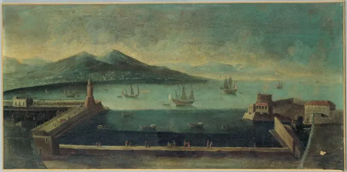 Framed Print : View of Argostoli on the island of Cephalonia, ca 1770-1790. Artist: Anonymous Framed Print : View of Argostoli on the island of Cephalonia, ca 1770-1790. Artist: Anonymous