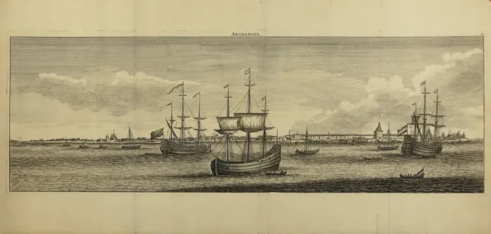 Framed Print : View of Arkhangelsk, ca 1770. Artist: Anonymous Framed Print : View of Arkhangelsk, ca 1770. Artist: Anonymous