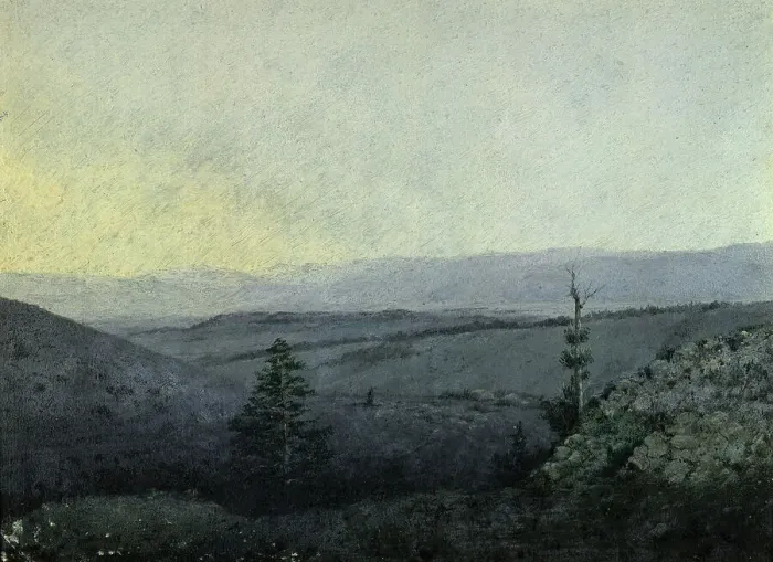 Framed Print : View From the Armankoi Mountain to the South-East Kuraiskaya Heights Altai, 1880-1897. Creator: Pavel Mikhailovich Kosharov Framed Print : View From the Armankoi Mountain to the South-East Kuraiskaya Heights Altai, 1880-1897. Creator: Pavel Mikhailovich Kosharov