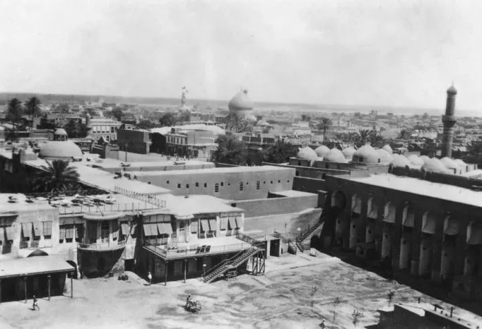 Framed Print : View of Baghdad from a block tower, 31st British general hospital, Mesopotamia, WWI, 1918 Framed Print : View of Baghdad from a block tower, 31st British general hospital, Mesopotamia, WWI, 1918