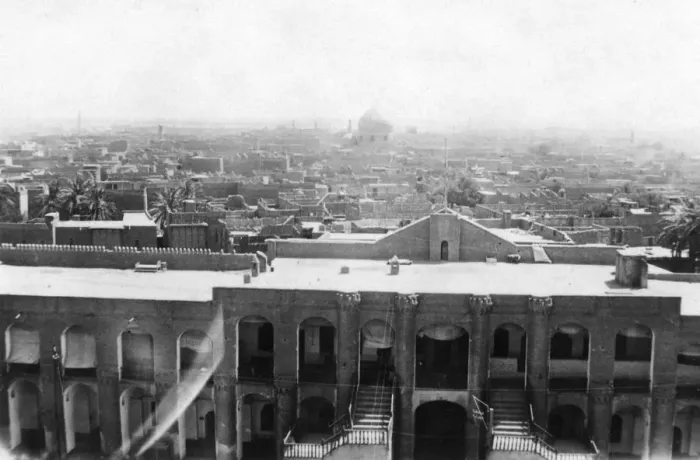 Framed Print : View of Baghdad from a block tower, 31st British general hospital, Mesopotamia, WWI, 1918 Framed Print : View of Baghdad from a block tower, 31st British general hospital, Mesopotamia, WWI, 1918