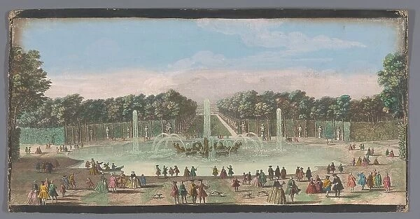 View of the Bassin d'Apollon in the garden of Versailles, 1700-1799. Creators: Anon, Jacques Rigaud