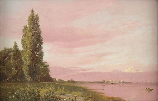 View of the Bay near the Copenhagen Limekiln Looking North, 1837. Creator: Christen Købke