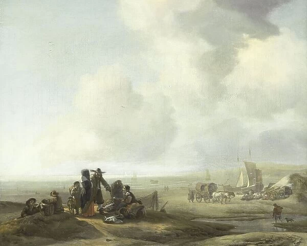 View on the Beach, 1650-1687. Creator: Jacob Esselens