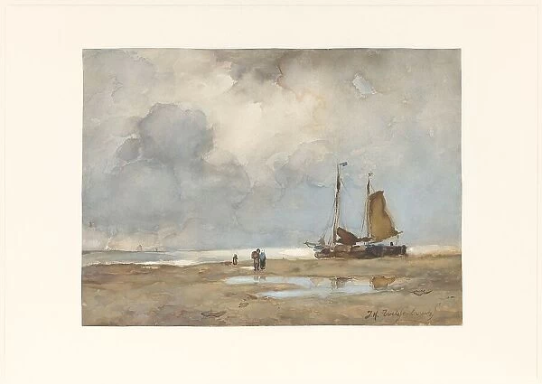 View of the beach, c.1895. Creator: Jan Hendrik Weissenbruch