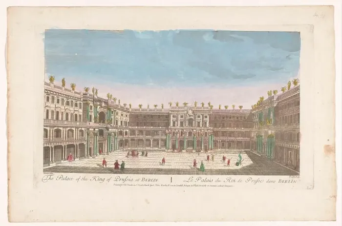 Framed Print : View of the Berliner Stadtschloss in Berlin, 1754-1799. Creator: Unknown Framed Print : View of the Berliner Stadtschloss in Berlin, 1754-1799. Creator: Unknown