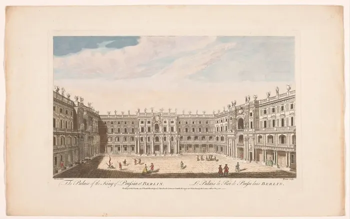 Framed Print : View of the Berliner Stadtschloss in Berlin, 1754-1755. Creator: Thomas Bowles Framed Print : View of the Berliner Stadtschloss in Berlin, 1754-1755. Creator: Thomas Bowles