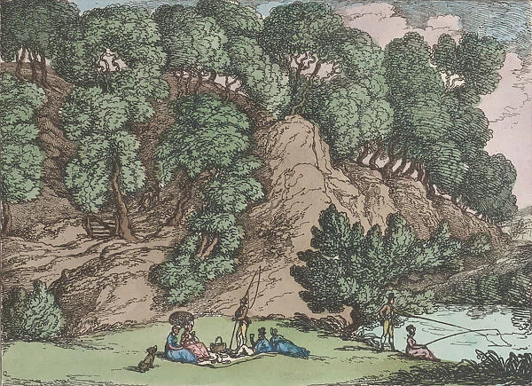 View at Blisland, near Bodmin; Cornwall, from Sketches from Nature, 1822