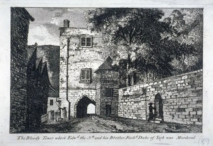 Framed Print : View of the Bloody Tower, Tower of London, c1800 Framed Print : View of the Bloody Tower, Tower of London, c1800