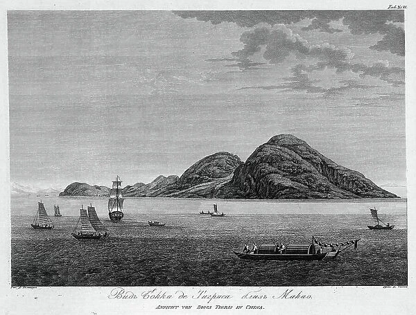 View of Boca De Tigres Near Macao, 1813. Creator: Koz'ma Vasil'evich Chesky