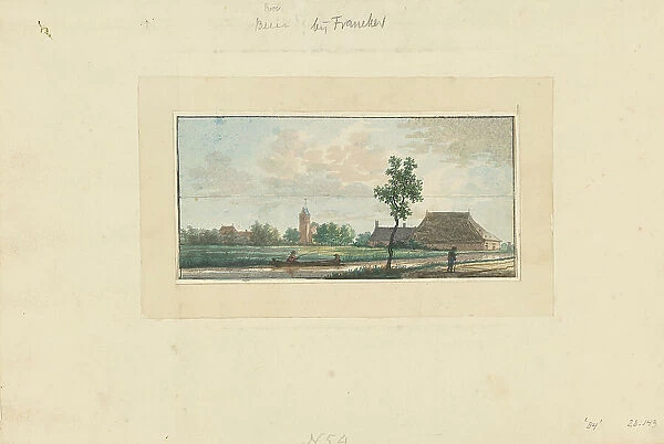 View of Boer, at Franeker, 1700-1800. Creator: Anon