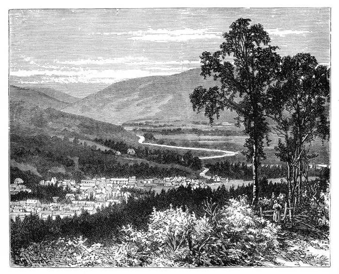 Framed Print : View in Braemar, Scotland, c1888 Framed Print : View in Braemar, Scotland, c1888
