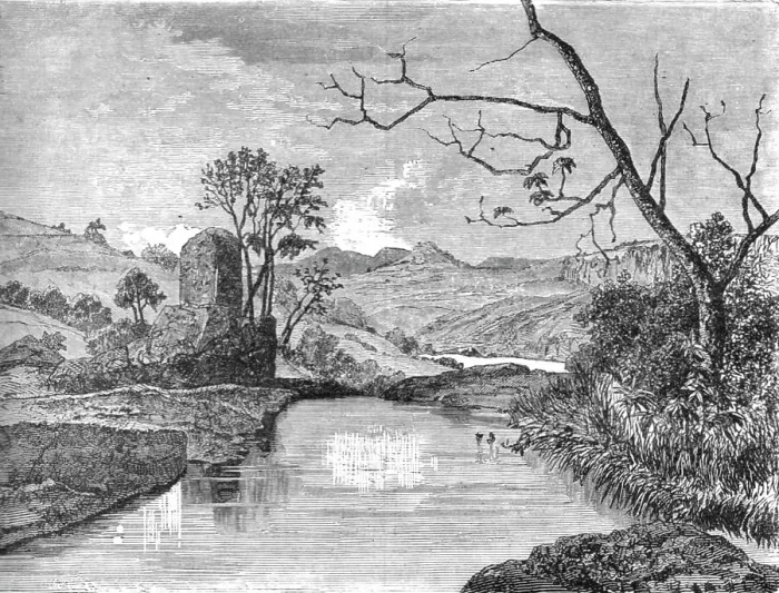 Framed Print : View on the Brantee; A journey through Soudan and Western Abyssinia... 1875. Creator: Unknown Framed Print : View on the Brantee; A journey through Soudan and Western Abyssinia... 1875. Creator: Unknown