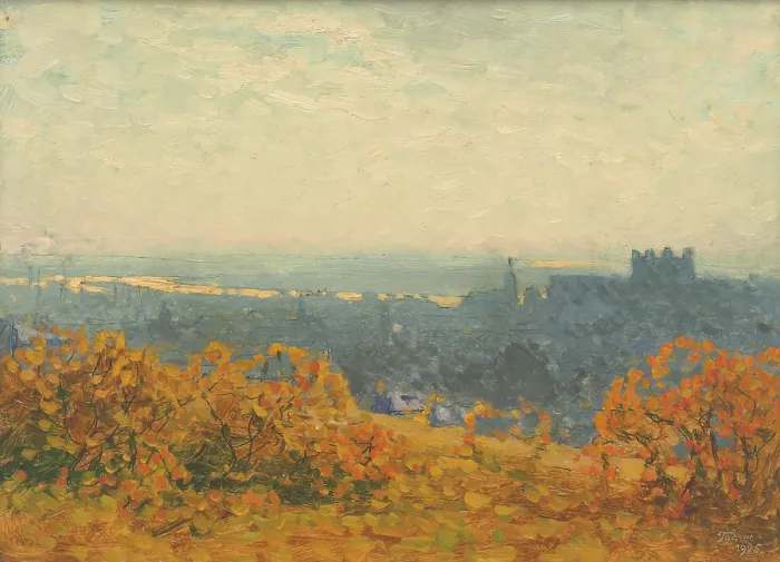 Framed Print : View of Bratislava, 1925. Creator: Jindrich Tomec Framed Print : View of Bratislava, 1925. Creator: Jindrich Tomec
