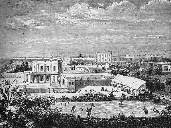 View in Calcutta, c1891. Creator: James Grant