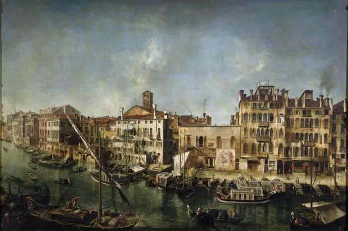 Framed Print : View of the Canal Grande from the Fondamenta Del Vin, 1736-1737. Artist: Michele Marieschi Framed Print : View of the Canal Grande from the Fondamenta Del Vin, 1736-1737. Artist: Michele Marieschi