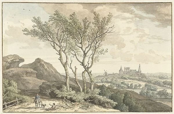 View of the castle of Bentheim, 1743. Creator: Isaac de Moucheron