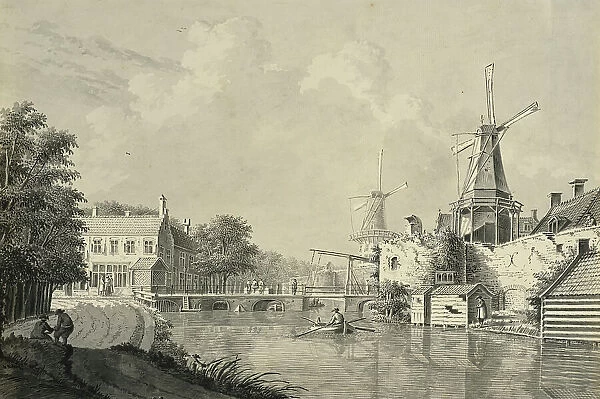View of Catharijnebrug and Catharijnepoort in Utrecht. Creator: Theodor Verryck