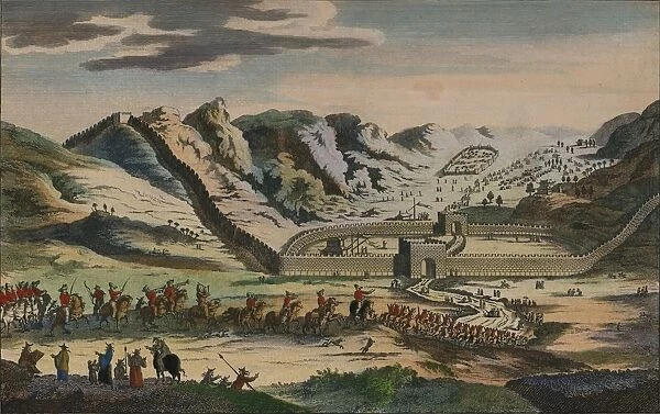 A View of the celebrated Great Wall of China, 1782