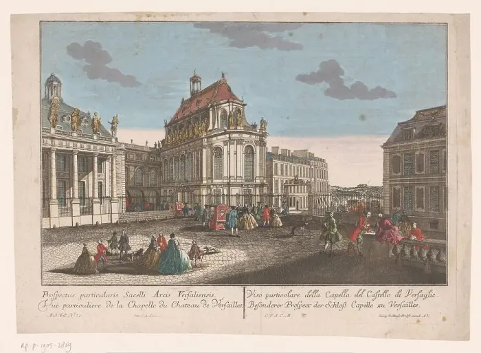 Framed Print : View of the Chapel of Palace Versailles, 1755-1779. Creator: Johann Friedrich Leizelt Framed Print : View of the Chapel of Palace Versailles, 1755-1779. Creator: Johann Friedrich Leizelt