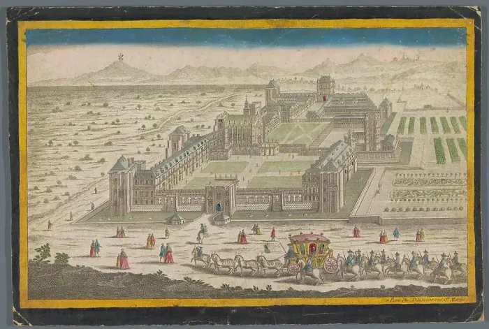 Framed Print : View of Château de Vincennes, 1745-1775. Creator: Anon Framed Print : View of Château de Vincennes, 1745-1775. Creator: Anon