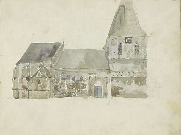 Side view of a church, 1822-1893. Creator: Willem Troost II