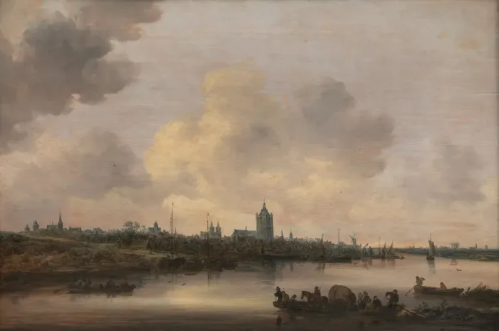 Framed Print : View of the City of Arnhem, 1646. Artist: Goyen, Jan Josefsz, van (1596-1656) Framed Print : View of the City of Arnhem, 1646. Artist: Goyen, Jan Josefsz, van (1596-1656)