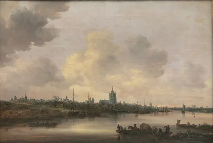 Framed Print : View of the City of Arnhem, 1646. Creator: Jan van Goyen Framed Print : View of the City of Arnhem, 1646. Creator: Jan van Goyen