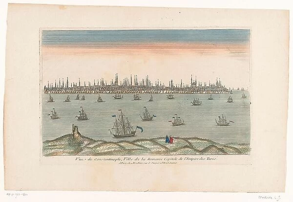 View of the city of Constantinople, 1759-c.1796. Creators: Louis-Joseph Mondhare, Anon