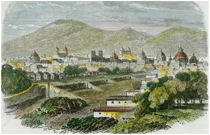 Framed Print : View of the city of Cuzco, Peru, c1875 Framed Print : View of the city of Cuzco, Peru, c1875