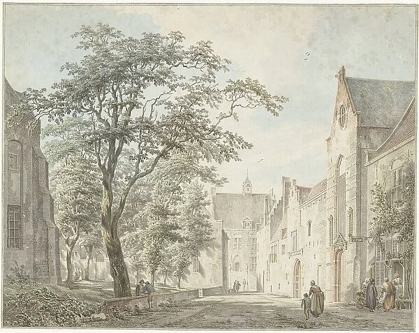 View in the city of Montfoort, 1775. Creator: Paulus van Liender